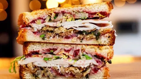 StuffedBirdPanini Stuffed Bird Panini
